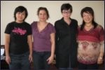 A yopung Burmese filmmaker from Yangon Film School joins directors Lindsey Merrison and Kim Spurlock and UCR Professor Tammy Ho.